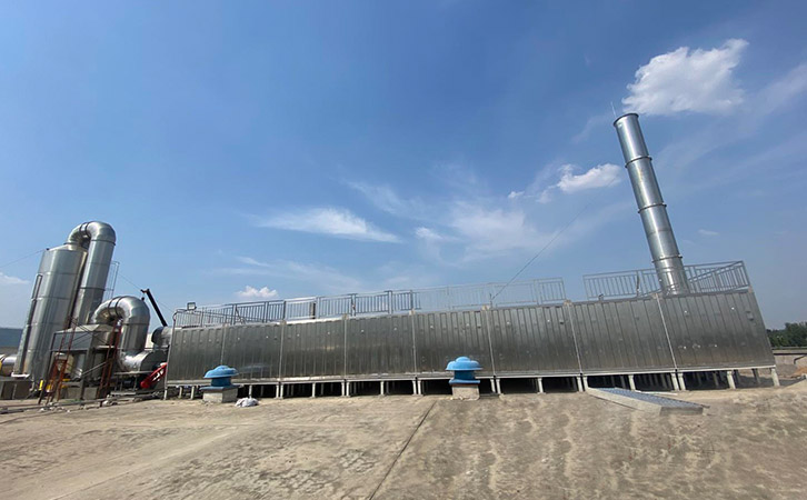 飼料行業(yè)廢氣處理工程案例