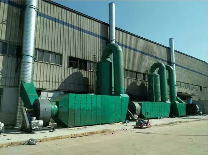 木制品行業噴漆車間廢氣處理工程