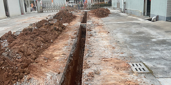 什么是雨污分流工程 東莞雨污分流工程施工現場