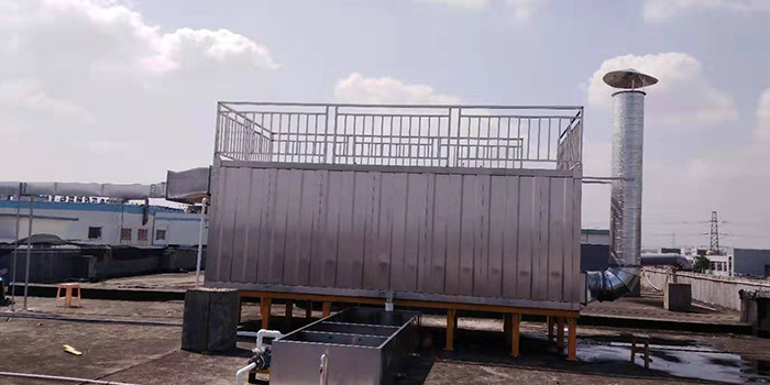 注塑工序廢氣處理設備有哪些？生物法廢氣處理工程案例現(xiàn)場