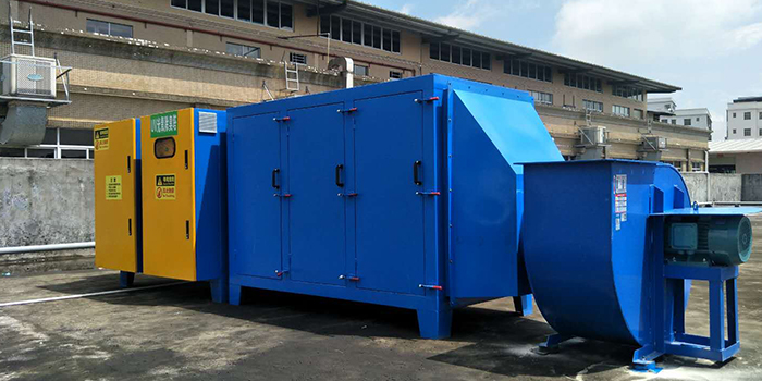 注塑廢氣處理工程設(shè)備安裝案例-翌駿環(huán)保