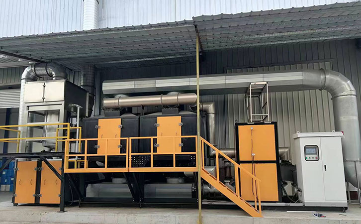 氣旋混合噴淋塔+催化燃燒廢氣處理設(shè)備定制安裝